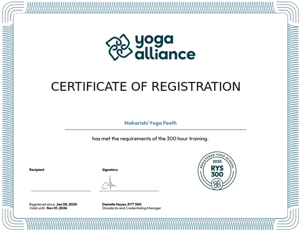 rishikesh yoga certification